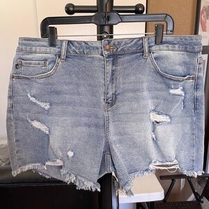 Judy Blue Distressed Denim Women Shorts